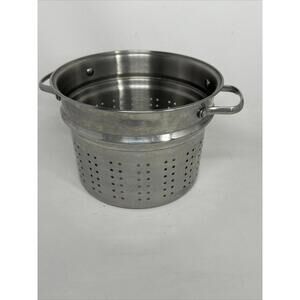 Tramontina Stainless Steel Pot Strainer Coriander Pre Owned 10 Inch Diameter